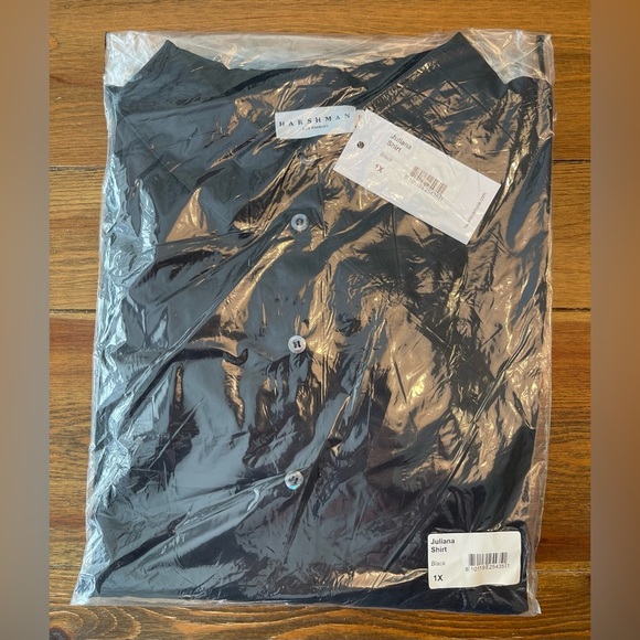 Harshman | Plus Size Juliana | Ruffles Cotton Button-Front Shirt | Multiple Size - Picture 4 of 5